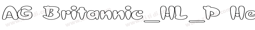 AG Britannic_HL_P He字体转换